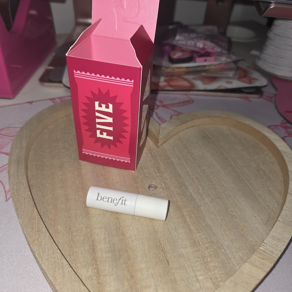 3 For $16-Benefit White Lip Balm with Pink Packaging